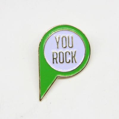 China China Custom Cute Green Soft Enamel Cartoon Pin Badge for sale