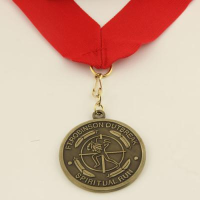 China Europe Customized Zinc Alloy Union School District Marathon Medal for sale