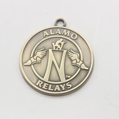 China Brass Material Europe Alamo Relay Medal for sale