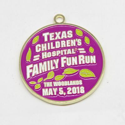 China Europe Hospital Family Fun Race Letters Medal for sale