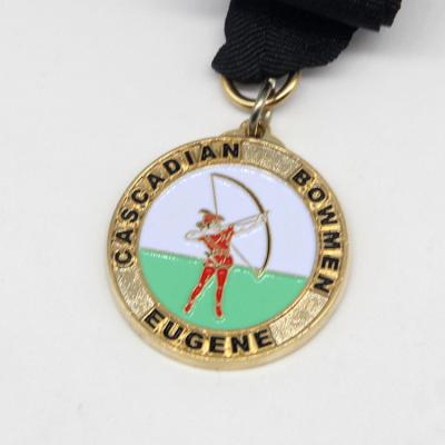 China Europe Soft Enamel Eugene Archers Gold Medal for sale