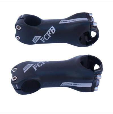 China Full FCFB Carbon Fiber Mountain Bike Road Bike Riser Stem Tap Multicolor Red/Silver FW-ST-C-13-1 Multi-Size for sale