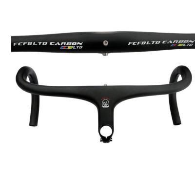 China Road Bikes FCFB Ltd T1100 Full Carbon Fiber Bicycle Claw Handlebar Road Handlebar Light Weight Bike Integrated Bending Handlebar for sale