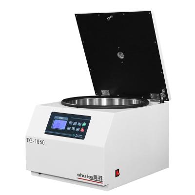 China TG-1850 Large Capacity 18500rpm 50ml Volume Laboratory High Speed ​​Electric Clinical Centrifuge 4*500ml for sale