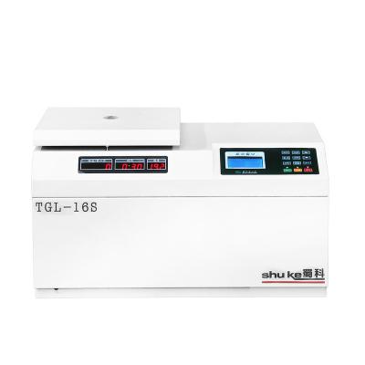 China TGL-16S Refrigerated Micro Capacity Table Top Laboratory Temperature Control High Speed ​​Lab Centrifuge 12*10ml for sale