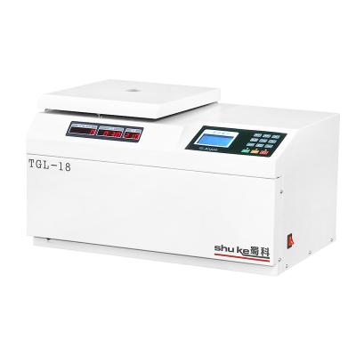 China TGL-18 Refrigerated 100ml Table Top Laboratory Laboratory Centrifuge Cold Temperature Controlled High Speed ​​Medical Machine 6*100ml for sale