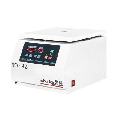 China TD-4Z table top 20ml 50ml tube angle low speed fixed rotor urine analysis semen laboratory digital analytical centrifuge 12*20ml/4*50ml for sale