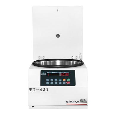 China TD-420 Desktop Digital Swing Out Rotor Capacity 100ml Max Electric Low Speed ​​Laboratory Centrifuge 4*100ml for sale