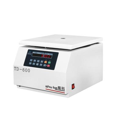 China TD-600 6000rpm Low Speed ​​15ml 50ml Swing Angle Rotor Table Top Lab Centrifuge 6*50ml for sale