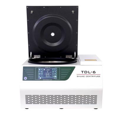 China TDL-6 Stem Cell Medical Hospital 6000rpm Refrigerated Low Speed ​​Large Capacity Swing Centrifuge 4*250ml for sale