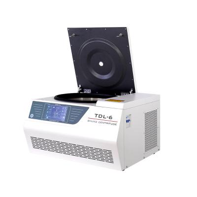 China TDL-6 Medical Swing Bucket Blood Temperature Control Low Speed ​​250ml Max Capacity Refrigerated Lab Centrifuge 4*250ml for sale