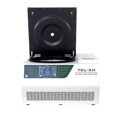 China TDL-5M Top 5000rpm Bench Refrigerated Medical Lab Laboratory Hospital Stem Cell Centrifuge 4*750ml for sale