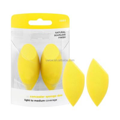 China Foam Unique Face Most Popular Super Soft Packaging Large Cute Dusty Pink Yellow Coffret Wedge Circle Beauty Egg Blenders Wholesale for sale