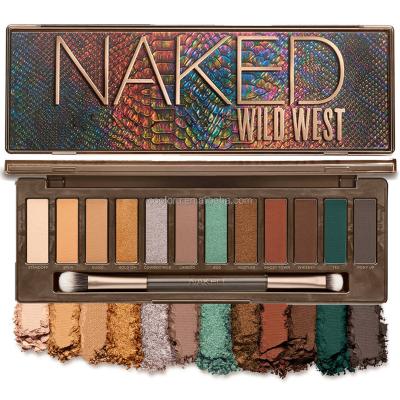 China Waterproof NakedWild West high pigmented iridescent multi chrome palette wedding party makeup waterproof eyeshadow eye shadow ultramo for sale