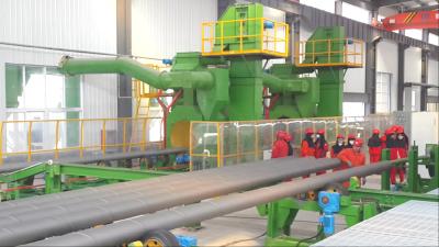 China Industrial Coating Production Line For Steel Pipe Inner And Outer Liquid Coating zu verkaufen