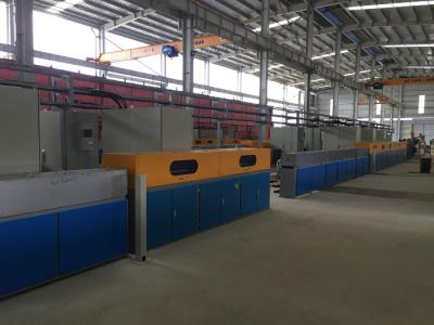 China Cadena de producción de la barra de acero de la PC del diámetro 10.7m m con el horno de la calefacción de inducción de IGBT en venta