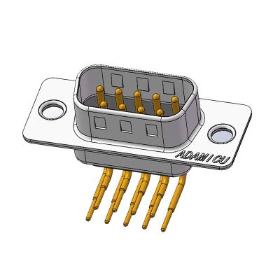 China audio & pcb video application monitor vga connector male rs232 db9 pin d pin sub industrial connector for sale