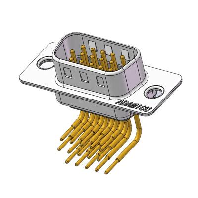 China audio & Video communication port rs232 15 way 90 pin d pin macho sub vga hd 15 male connector for sale