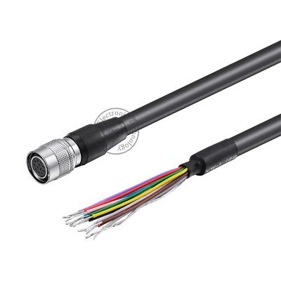 China Custom hirose 12pin cables automotive female input/output power cable camera analog computer vision cable for sale