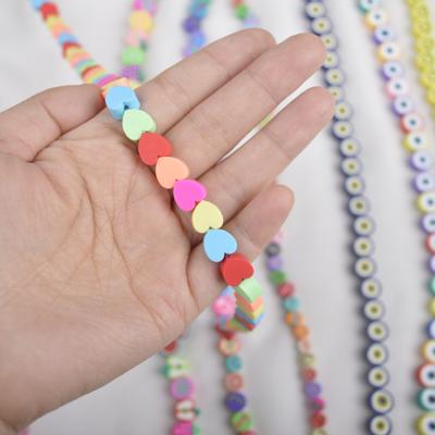 China Classic Wholesale Polymer Clay Beads Multi Color And Mixed Patterns In One Strand for sale