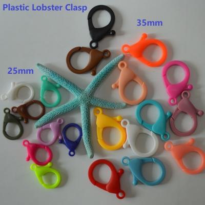 China Classic Wholesale Plastic Lobster Hugs For Jewelry 22mm 25mm 35mm for sale