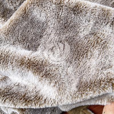 China home fabric tiger short weave color faux fur fabric upholstery auto junjie plush soft and comfortable textile for sale