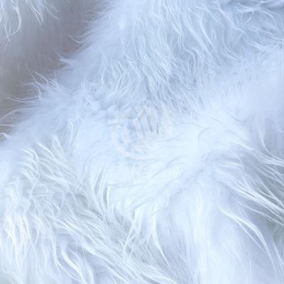 China Falling artificial upholstery plush wool Amazon fox blanket artificial fabric bleached plush curly hair for sale