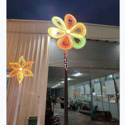 China New Design Large Landscape Flower Led Lighting Modern Lawn Yard Outdoor Decorative Light SZ-30-0003 for sale