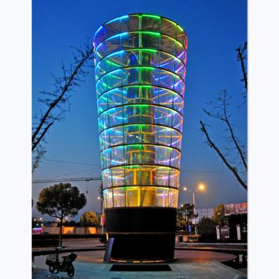 China Commercial Custom Outdoor Sculpture LED Colorful Bright Pattern Light IP65 Waterproof In Use for sale