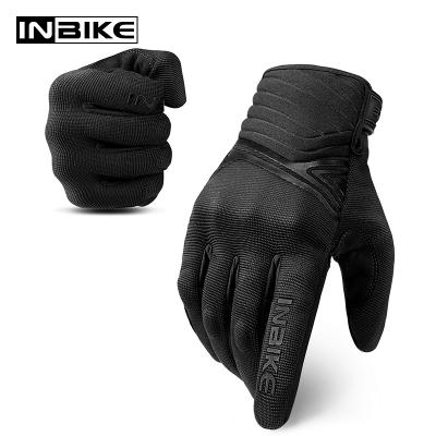 China Breathable Full Finger INBIKE Men Outdoor Sport Shockproof Full Finger Cycling Motorcycle Downhill Riding Racing Gloves IM902 for sale