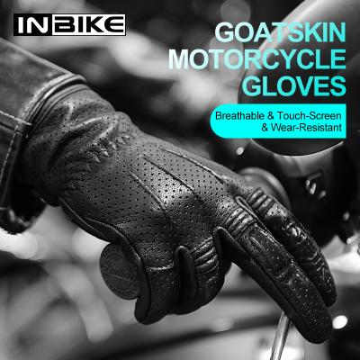 China INBIKE Motorcycle Men's Mountain Gloves Breathable Elastic Cuff Touch Screen Protective Gloves CM330 for sale