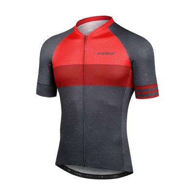 China INBIKE Mens Sports Shirt 3 Pockets Short Sleeve Cycling Jersey Breathable Comfortable Breathable Cycling Jersey JS008 for sale