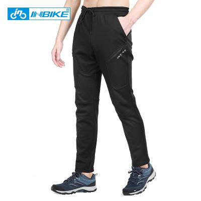 China INBIKE Men's Outdoor Warm Breathable Fleece Waterproof Reflective Cycling Pants WP702 for sale