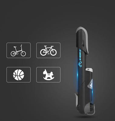 China Plastic+Aluminum Alloy INBIKE Tire Ball Pump Mini Toy Schrader Presta Valve Mtb Portable Mountain Bike Air Recycling Inflator IQ310 for sale