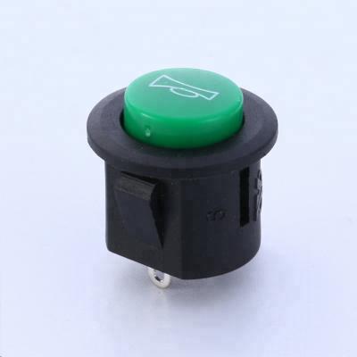 China Plastic Mini Push Green Button Horn Switch for sale