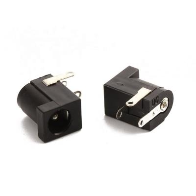 China audio & Video Headers Barrel Type Outlet Accepting 2.1mm x 5.5mm PCB Mount DC Power Jacks DC-005 for sale