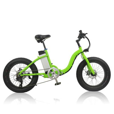 China Aluminum alloy 36v 20 inch battery 21 speed folding fat tire electric bike for sale