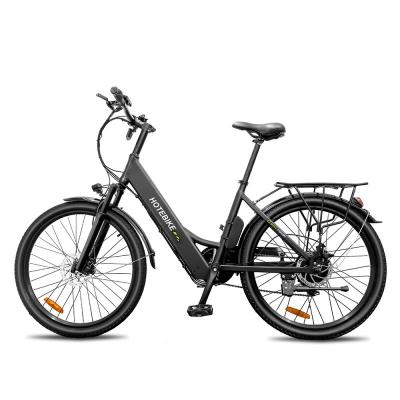 China Aluminum alloy USA warehouse fast delivery city electric bike for women A5 36V 350W motor 36V 10AH hid battery free shipping for sale