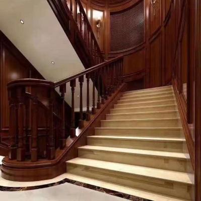 China Modern Interior Wooden Acacia / Oak Stair Tread Stair Baluster for sale