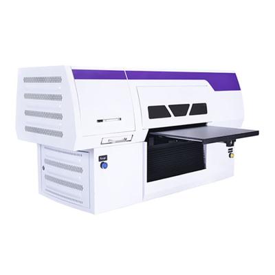 China Garment Shops 45*50cm Printing Size PVC Plastic Wood Glass Glass Card Small Automatic Flatbed Logo Printer Size for sale