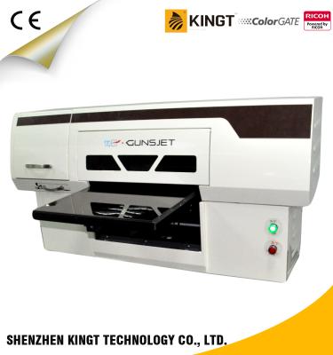 China Apply for all flatbed materials printing Ricoh GH2220 Kingt YG-4550C printer desktop UV plotter digital printer for sale