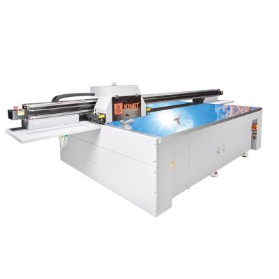 China 2020 Hotels Factory Price Kingt 2513 Printer Quality Print Head Digital Heavy Duty Banner Printing Machine For All Materials for sale