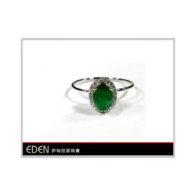 China High Quality Engagement Sapphire Ring Diamond Ruby Green Emerald Stacking Ring 18k New Vintage Hot Sale for sale