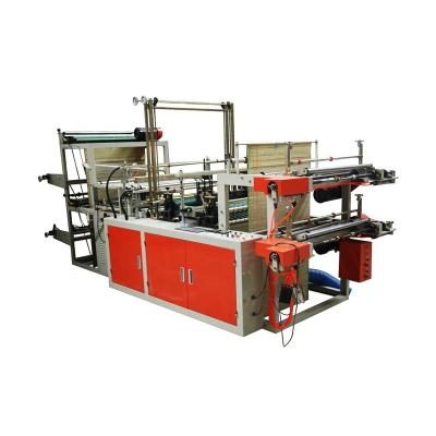 China Two Layer Trash Bag Plastic Rolling Garbage Bag Making Machine en venta