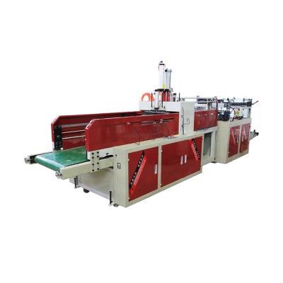 China SS-DFR series plastic cloth bag carry bag T shirt bag making machine price in india en venta