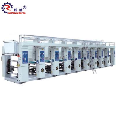 China Multi Colors Printer Rotogravure Printing Machine Engineers Available to Service Machinery Overseas CE/ISO9001 Multicolor CN;ZHE zu verkaufen