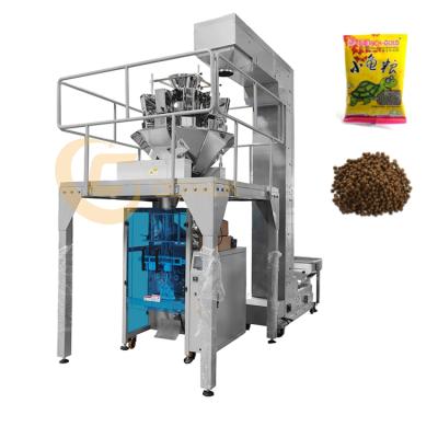 China Automatic CLOTHING Cat Litter Pillow Bag Packaging Machine Pellets Fish Turtle Fodder PE Bag Packing Machine 1kg 2kg 3kg for sale