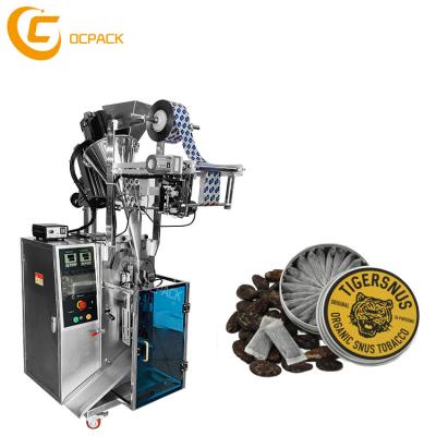 China Automatic food 0.5g 0.7g 1g small price snus powder packing machine for sale