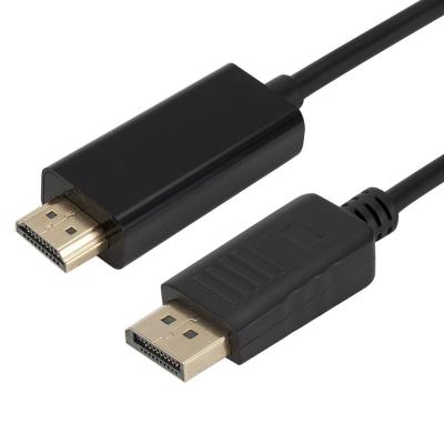 China Show Male 1080p To Male DP Displayport To Hdmi Cable Display Port To 1080p Hdmi Adapter Converter For Laptop PC Projector for sale