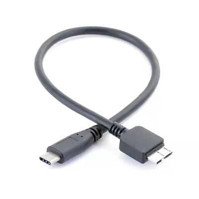 China Car Factory Supply Usb 3.0 Mobile Hard Disk Data Cable Micro B To Type-C High Speed ​​Transmission Cable for sale